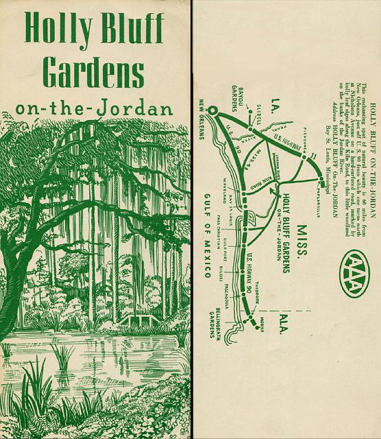08c Holly Bluff Gardens Ms Brochure 1950s